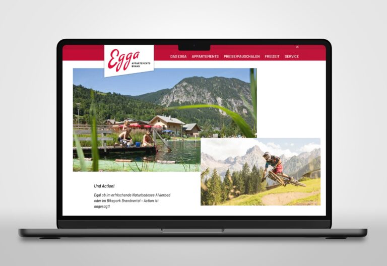 Webdesign Website Egga Brand