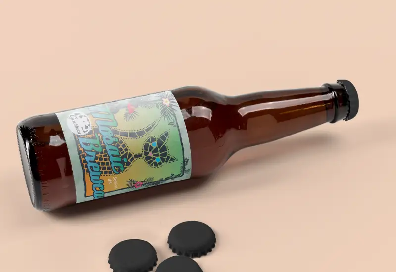 Gestaltung für Bierflaschen