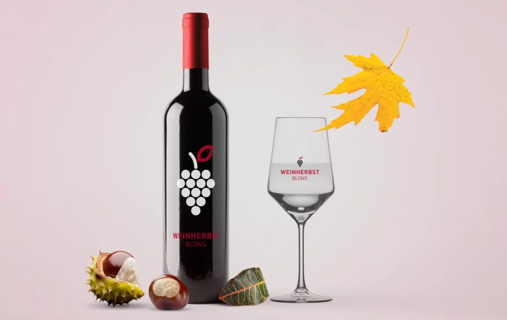 Logogestaltung Weinherbst Blons
